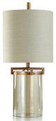 Stylecraft Gold/Light Gray Table Lamp-0