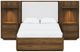 Bernards Westfield Walnut Queen Upholstered Wall Bed-2