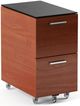 BDI Sequel® 6005 Mobile File Cabinet-Natural Stained Cherry-0