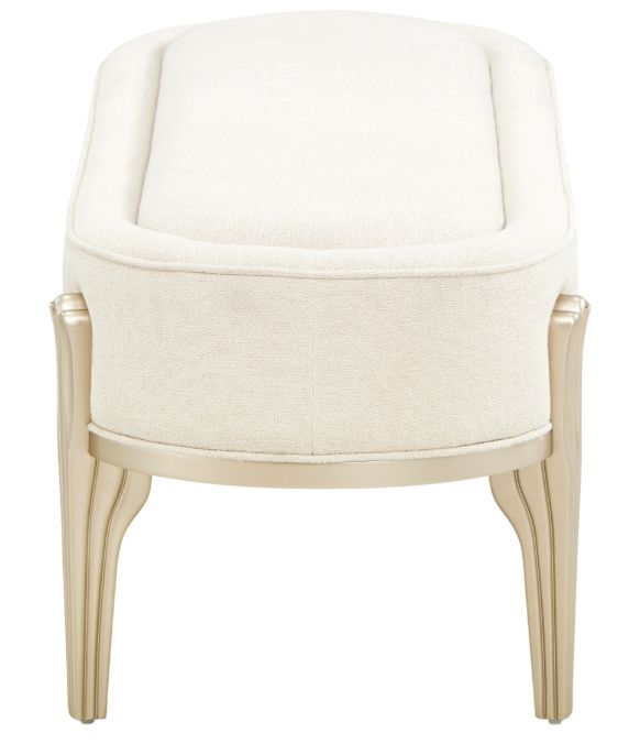 Michael Amini® Camellia Field Caramel Bench-3