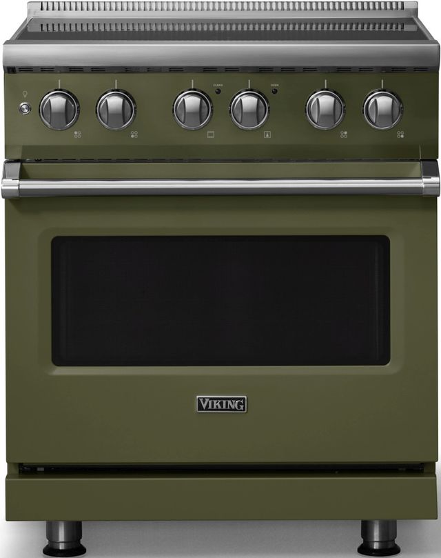 Viking® 5 Series 30" Martini Pro Style Induction Range with Polished Chrome Trim-0