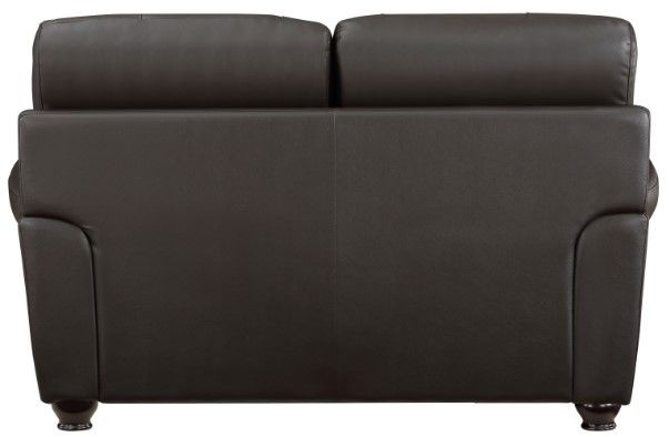 Homelegance® Foxborough Dark Brown Loveseat-3