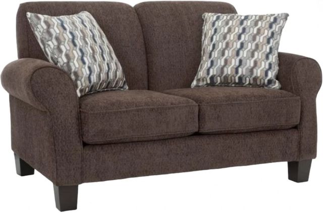 Decor-Rest® Furniture LTD Customizable 2025 Rolled Arm Loveseat-0