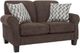 Decor-Rest® Furniture LTD Customizable 2025 Rolled Arm Loveseat-0
