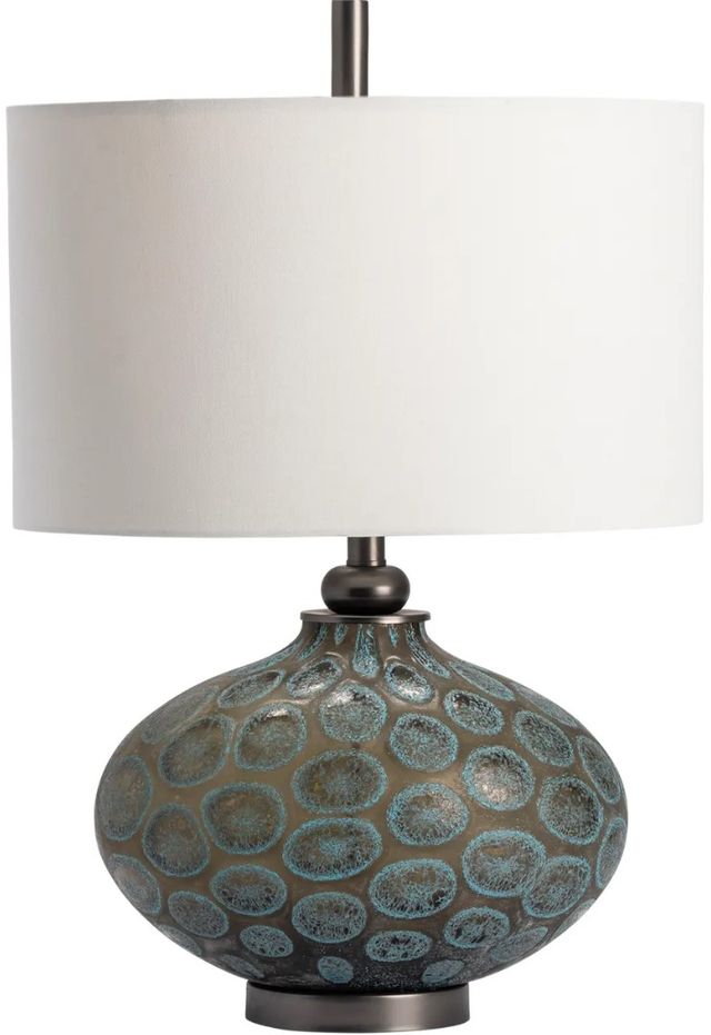 Crestview Collection Simons Blue Table Lamp with Night Light-0