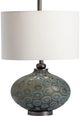 Crestview Collection Simons Blue Table Lamp with Night Light-0
