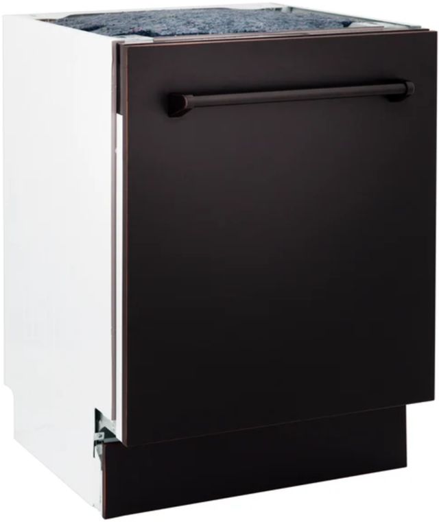 ZLINE Tallac Series 24" Oil-Rubbed Bronze Built In Dishwasher-2