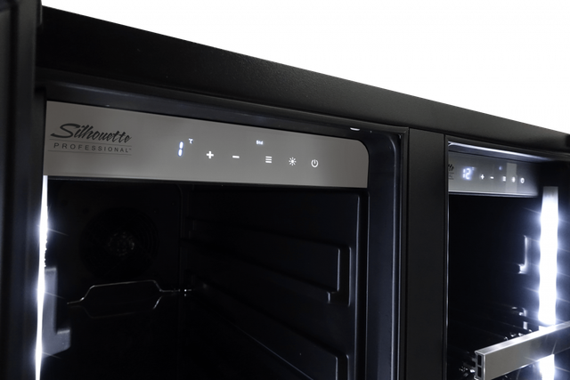 Silhouette® Lorraine 24" 4.7 Cu. Ft. Stainless Steel Wine Cooler-2