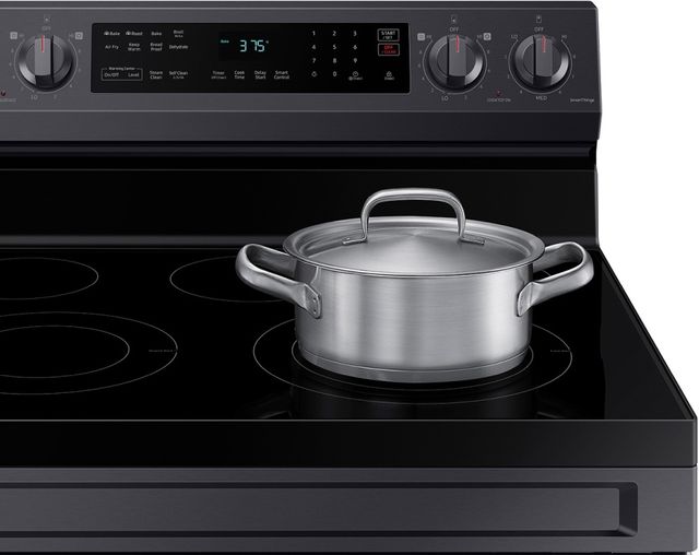 Samsung 30" Fingerprint Resistant Black Stainless Steel Smart Freestanding Electric Range-3