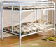 American Wholesale Furniture White Twin/Twin Bunk Bed-0