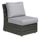 Ratana Portfino Fossil Grey Resin Armless Chair-0