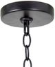 YHD Spherical Matte Black 6-Light Chandelier-5