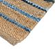A & B Home Blue/Brown 2.5'x4' Rug with Shuttle Weave Durrie-3