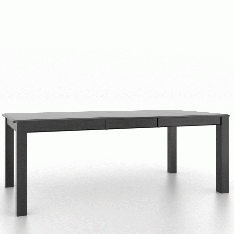 Canadel Customizable Gourmet 82" VD Base Dining Table with One Removable Leaf-2