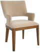 Uttermost® Aspect Beige/Pecan Dining Chair-0