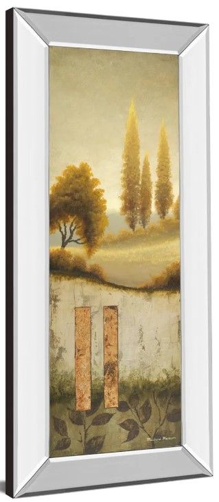 Classy Art Beyond the Village by Michael Marcon Mirror Framed Wall Art-1