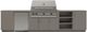 Urban Bonfire® Taïga 42 141" Clay Outdoor Kitchen-0