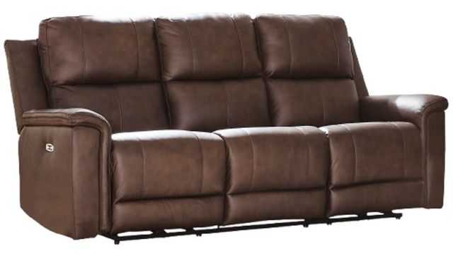 Signature Design by Ashley® Beryton Espresso Power Reclining Sofa with Adjustable Headrest-0