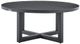 Armen Living Argiope 3-Piece Dark Gray Patio Outdoor Swivel Seating Set-2