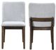 New Classic® Home Furnishings Kody Dark Walnut/Stone Gray Dining Side Chair-5