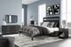 Signature Design by Ashley® Finch 4-Piece Black Queen Platform Bed Set-4