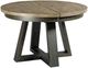 Kincaid® Furniture Plank Road Button Charcoal Round Dining Table with Stone Top-0