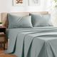 Sleeptone® Basics Griptone™ 6-Piece Silver Premium Bamboo Twin Sheet Set-4