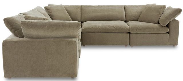 Moe's Home Collection Terra Condo Classic 5-Piece Desert Sage L-Shaped Modular Sectional-2