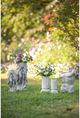 A & B Home 4-Piece White Planters-4