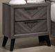 Furniture of America® Vagan Gray Nightstand-0