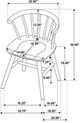 Coaster® Strouse 5-Piece Walnut Round Dining Table Set-3
