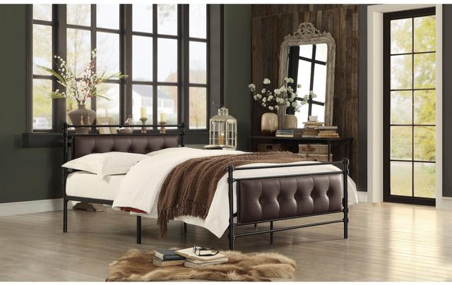 Homelegance® Jayla Black Full Platform Bed-1