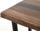 International Furniture Direct Riverwood Brown Sofa Table with Black Base-5