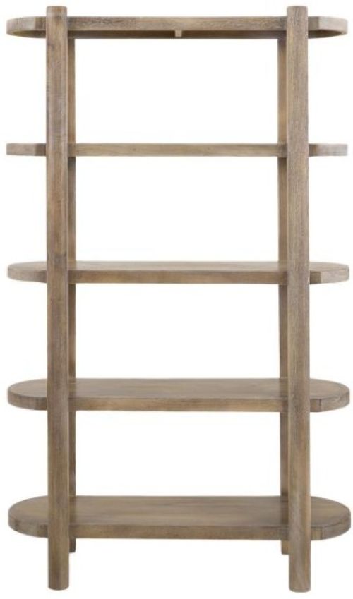 International Furniture Direct Balam White Bookcase-3