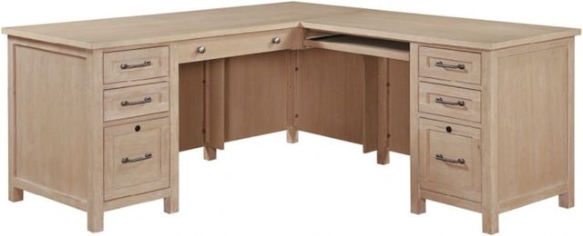 Winners Only® Mayville Beige 66" Desk with 42" Return-0