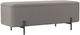Worldwide Homefurnishings Inc. Erzo Black/Warm Grey Storage Ottoman Bench-0