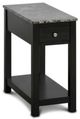 New Classic® Home Furnishings Noah Black End Table-0