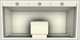 Vent-A-Hood® Designer Series 48" Biscuit Wall Mounted Range Hood-3