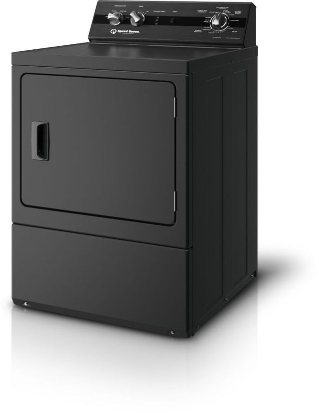 Speed Queen® DC5 7.0 Cu. Ft. Matte Black Electric Dryer-2