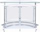 Coaster® Amarillo White/Chrome 2-Tier Bar Unit-0