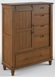 John Thomas Furniture® Farmhouse Chic Bourbon Sliding Door Chest-0