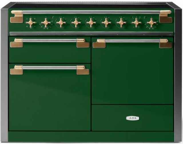 AGA™ Elise Series 48" Cornwall Green Pro Style Induction Range-0