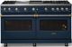Viking® 5 Series 60" Slate Blue Pro Style Gas (LP) Range with Polished Chrome Trim-4