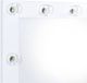 Elements International Lindy Glossy White Floor Mirror-3