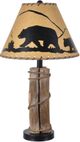 Crestview Collection Bear Walk Black/Brown Table Lamp-0