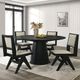 Furniture of America® Tottenham Black Dining Table-1