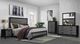 Global Furniture USA Lisbon 5-Piece Black/Gray Full Bedroom Set-1