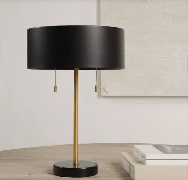 Renwil® Gillian Gold/Matte Black Table Lamp -2