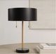 Renwil® Gillian Gold/Matte Black Table Lamp -2