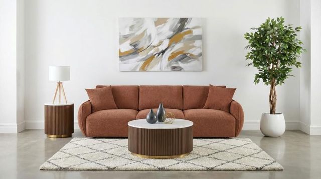 Coaster® Elysia 3-Piece Coral Upholstered Modular Sectional Sofa-1